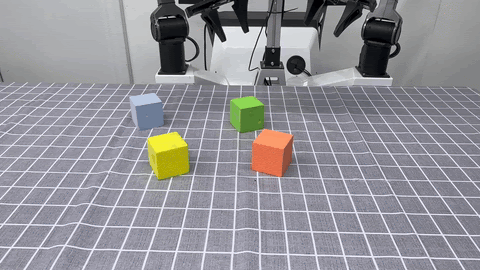 Pick up the yellow block demo from another configuration.